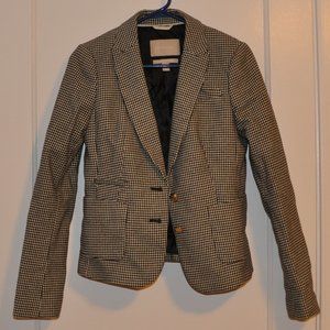 Banana republic houndstooth blazer